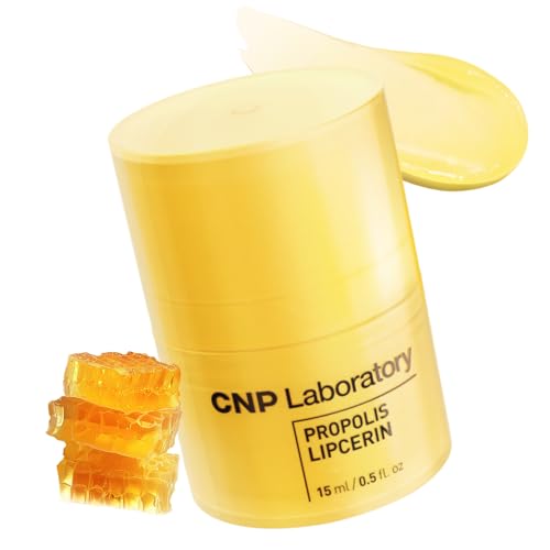 CNP Honey Lip Butter - Propolis Lipcerinβ’ Original, Hydrating Overnight Manuka Lip Balm & Mask, 12hrs Long-lasting Moisture, Gifts for Women, Korean Skin Care, 0.5 fl.oz.