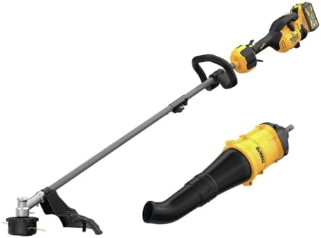 Dewalt DCST972X1DWOAS7BL-BNDL 60V MAX Brushless Lithium-Ion 17 in. Cordless String Trimmer Kit (9 Ah) and Universal Blower Attachment Bundle