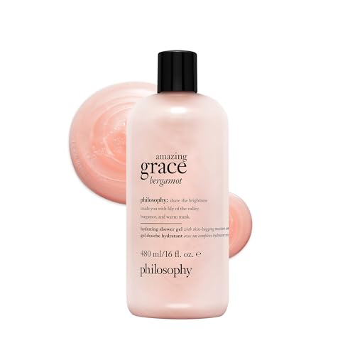philosophy amazing grace hydrating bath & shower gels - efficiently cleanses, soothes & comforts dry skin - vegan formula