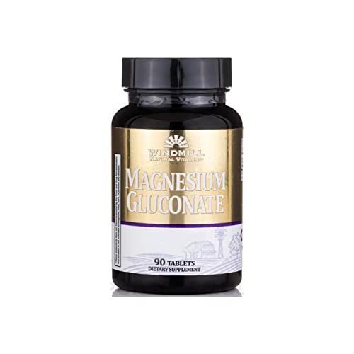 Magnesium Gluconate 500 Mg 90 Tb - from Windmill Pack of 3