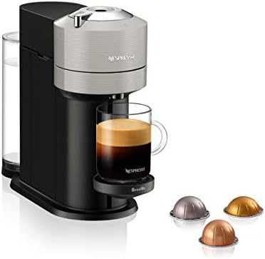 Nespresso Vertuo Next Coffee and Espresso Maker by Breville, Light Grey