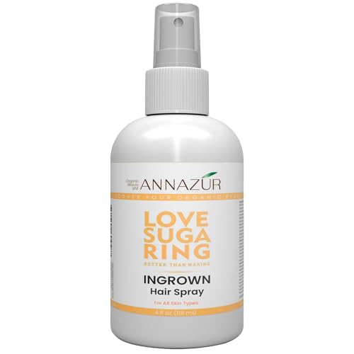 ANNAZUR Ingrown Hair Treatment, Razor Bump Stopper for Women and Men, Razors Removal Shaving, Bikini Area, Body, Face, Neck, Legs, and Underarm Area
