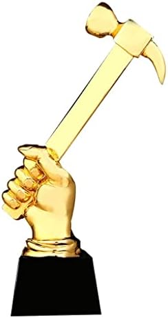 Golden Hammer Trophy Gold Trophies Trophy, Champion Trophy for Award Competitions, Award Ceremony and Appreciation Gift for Boss, Coworkers, Friends