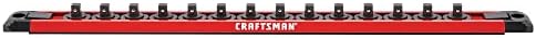 CRAFTSMAN Magnetic Socket Rail Holder, Tool Tray Storage Organizer, 1/4 Inch (CMMT99409)