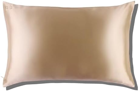 slip The Original Queen Pure Silk Pillow Case - 100% Pure 22 Momme Mulberry Silk - Queen Size Standard Pillow Case - Anti-Aging, Anti-BedHead, Anti-Sleep Crease, Caramel (20" x 30")