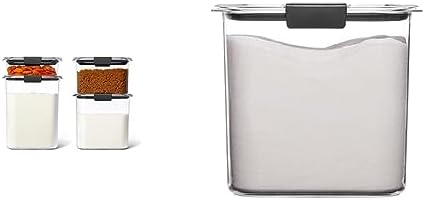 Rubbermaid Brilliance Food Storage Containers with Lids (Small) | 12-Cup