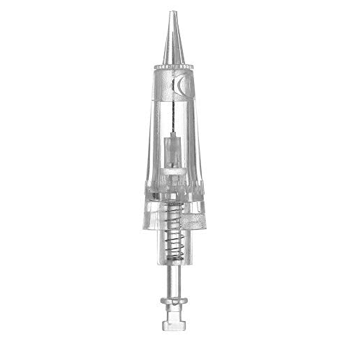 50pcs Permanent Makeup Cartridge Needles Disposable Permanent Makeup Tattoo Needles for Cordless Tattoo Machine for Ombre Powder Brows Microblading (5P/5R/5RL)
