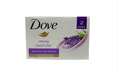 Dove Relaxing Lavender Beauty Bar 4 Ounce 2 Bars