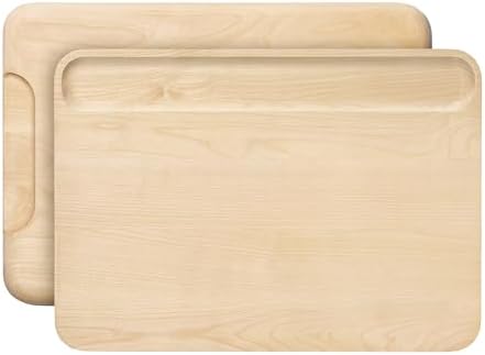 Caraway Cutting Board - Large (17 x 12”) - Double Sided Wood Cutting Board - Made From FSC-Certified Birch Wood - Food-Safe Mineral Oil & Wax Finish