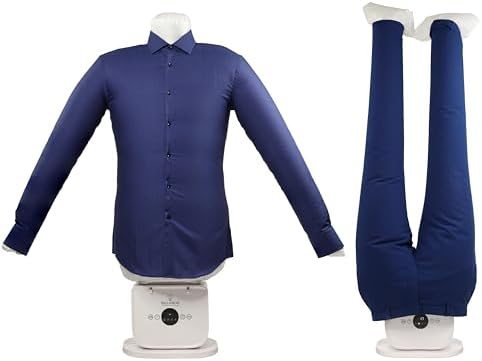 Automatic Hot Air Dryer & Iron – Clothes Dryer and Hands Free Wrinkle Remover for Shirts & Pants-Gentle on All Fabrics - Apartment & Dorm Room Essentials - Ideal Than Any Iron and Steamer