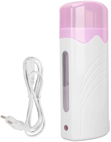 Roll on Wax Warmer for Hair Removal, Roller Heater for Depilatory Cartridge, Electric Hair Removal for Hair, Leg, Face, Armpit, Bikini, Portable Wax Roller for Men Women for Travel, 110V