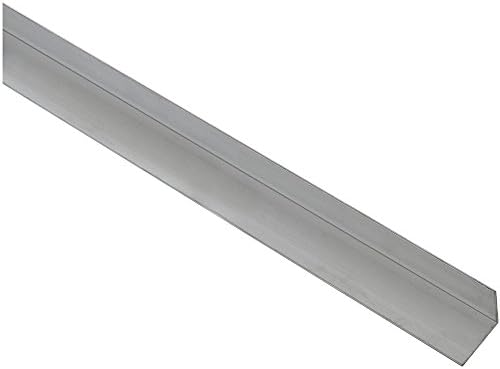 Stanley National N247-361 247361 National N247361 Aluminum Solid Angle, 1-1/2" x 1/16" x 72", Silver