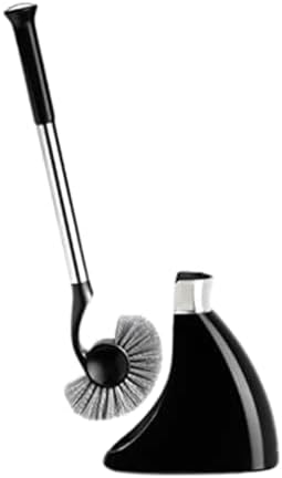 simplehuman Toilet Brush with Caddy Stainless Steel, Black