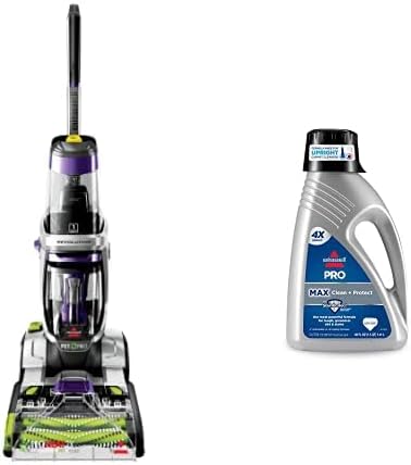 Bundle of BISSELL ProHeat 2X Revolution Pet Pro Plus, 3588F, Upright Deep Cleaner + Bissell 78H63 Deep Clean Pro 4X Deep Cleaning Concentrated Carpet Shampoo, 48 ounces - Silver