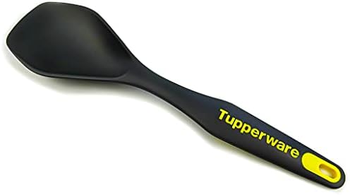 Tupperware Serving Spoon, 1 Piece, Black/Yellow, Plastic, Modern
