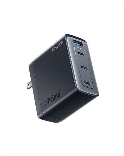 150W USB C Charger Block, Anker USB C Charger (GaNPrime), 4-Port Compact Foldable Gan Charger for MacBook, iPhone 16 and More Series, Dell and More