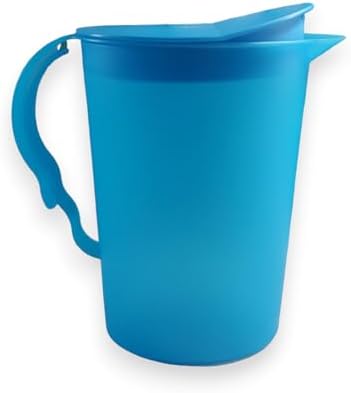 Tupperware Impressions 2 Qt Pitcher in Bright Blue