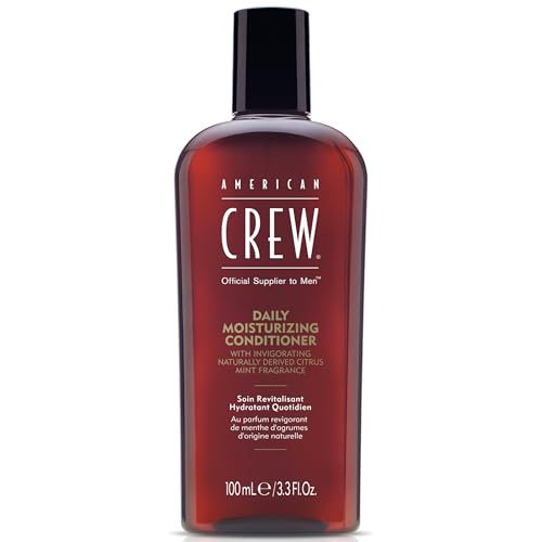 American Crew Conditioner for Men, Daily Moisturizer, Naturally Derived, Vegan Formula, Citrus Mint Fragrance, 3.3 Fl Oz