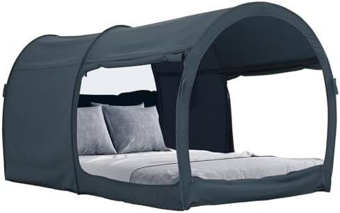 LEEDOR Bed Tent Dream Tents Bed Canopy Shelter Cabin Indoor Privacy Warm Breathable Pop Up Twin/Full/Queen for Kids and Adult Patent Pending(Mattress Not Included)