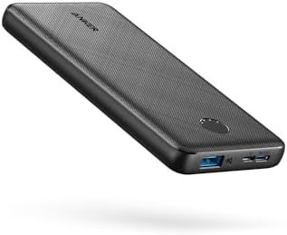Anker Power Bank(PowerCore 10K),Compact Travel-Ready 10,000mAh Battery Pack with PowerIQ Charging Technology,5V/3A High-Speed Charging for iPhone,iPad,and More (USB-C Input and Output(Black), 2-Pack)