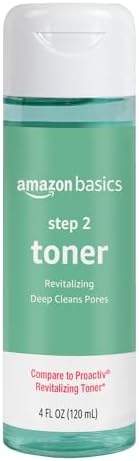Amazon Basics 3-Step Acne Remedy System Toner, 4 Fluid Ounces, 1-Pack