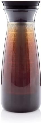 TUPPERWARE Brand Cold Brew Carafe - Coffee & Tea Container with Cover - Includes Brewing Mesh - Easy to Clean & Drain - BPA Free