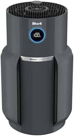 Shark Air Purifier for Home with NeverChange HEPA Air Filter, 1300 sq. ft. for Powerful Multi-Room Purification, 5-Year Filter, Filters Smoke, Captures 99.98% of Particles & Dust, HP301