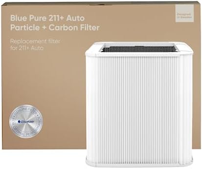 BLUEAIR Blue Pure 211+ Auto Genuine Replacement Filter, Particle and Activated Carbon, fits Blue Pure 211+ Auto Air Purifier