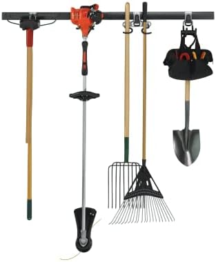 Rubbermaid FastTrack Garage Storage System Tool Hanging Kit, Wall Mount Holder for Garden Lawn Tools/Garage/Home Organization