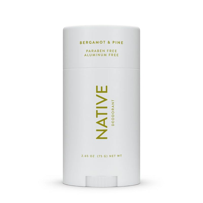 Native Deodorant Contains Naturally Derived Ingredients, 72 Hour Odor Control | Seasonal Scents for Women and Men, Aluminum Free with Baking Soda, Coconut Oil & Shea Butter | Bergamot & Pine