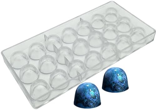 Goldbaking Bell Shape Chocolate Bonbon Mold Polycarbonate Truffle Mould Homemade Chocolates Covered Candy DIY Tool