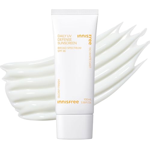 Innisfree Daily UV Defense SPF 36 – Korean Face Sunscreen, Invisible Finish, Broad Spectrum, No White Cast, Lightweight, Hydrating