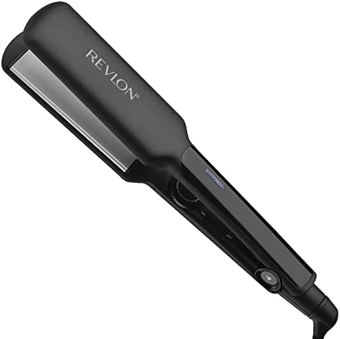REVLON Smooth and Straight Ceramic Flat Iron | Fast Results, Smooth Styles (2 in)