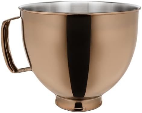 KitchenAidยฎ 5 Quart Tilt-Head Metallic Finish Stainless Steel Bowl, Radiant Copper