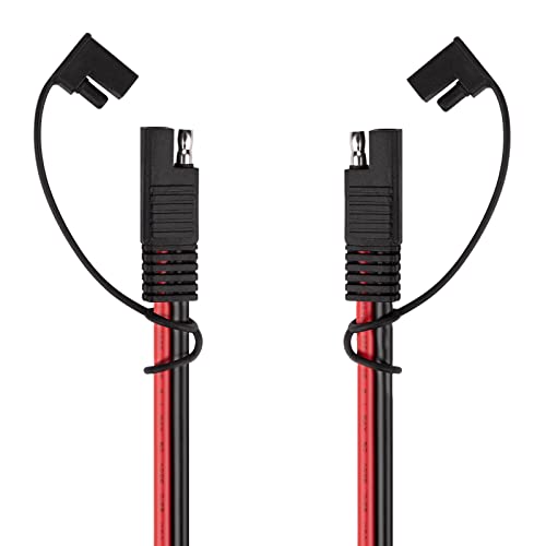 iGreely 10AWG SAE to SAE Quick Disconnect Wire Harness - 10Ft Solar Panel Extension Cable for Trolling Motor, Automotive, RV, Motorcycle, Cars, Tractor