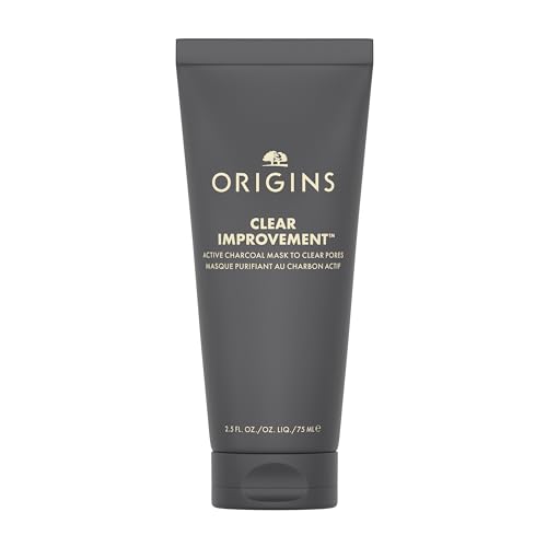 Origins Clear Improvement Active Charcoal Mask to Clear Pores | Purifies & Reduces Excess Oil | With Bamboo Charcoal