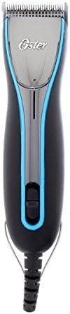 Oster A6 Cool Comfort Heavy Duty Pet Grooming Clippers with Detachable CryogenX #10 Blade, 3 Speed, Aqua Sky (078006-000-000),Black,1.75 x 1.88 x 6.90 inches