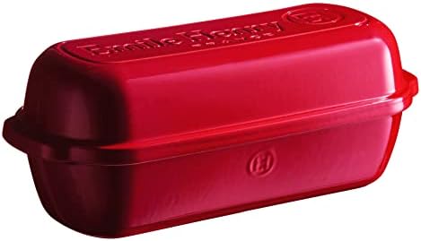 Emile Henry Italian Bread Loaf Baker | Burgundy