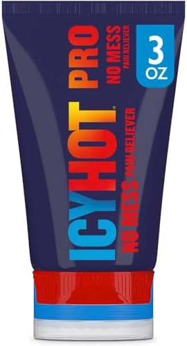 Icy Hot PRO No-Mess Pain Relief Cream 3-oz. Tube with Menthol & Camphor Massaging Applicator