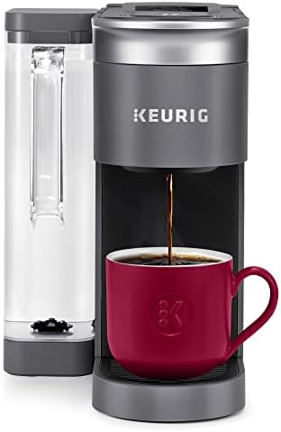 Keurig K-Supreme SMART Single Serve Coffee Maker With Wifi Compatibility, 4 Brew Sizes, And 66oz Removable Reservoir, Compatible with Alexa, Gray