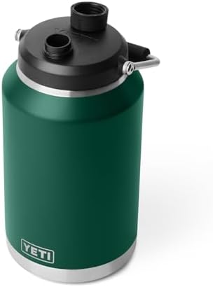 YETI Rambler Gallon Jug 2.0, Vacuum Insulated, Leakproof, Stainless Steel with MagCap, Black Forest Green