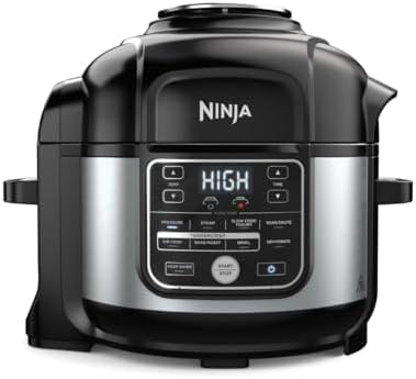Ninja® Foodi® 10-in-1 6.5-Quart Pro Pressure Cooker – Air Fryer, TenderCrisp Technology, Sous Vide, Slow Cook, Steam, Bake, Dehydrate, Dishwasher Safe, OS300