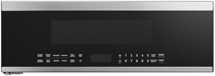 Midea MMO12S3ASTZ Over the Range Oven, 1.2 Cu.ft Slim, Stainless Steel Microwaves, 1000W Heating Power with 400CMF Vent Fan