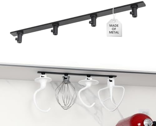 Aieve Metal Stand Mixer Attachment Holder Compatible with Kitchenaid Mixer Accessories, for Storage Organize Your Kitchen Aid attachments