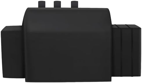 8080 Grill Cover Fits for Char-Griller Duo 5050 Double Play 5650 Charcoal Grill, Expandable Gas Grill Cover 600D Heavy Duty BBQ Cover Fits for Char-Griller 3-Burner Dual Fuel Outdoor Grill