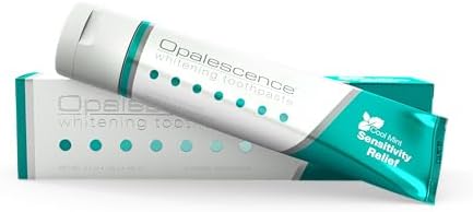 Opalescence Whitening Toothpaste for Sensitive Teeth (1 Pack) - Oral Care, Mint Flavor, Gluten Free - TP-5167-1