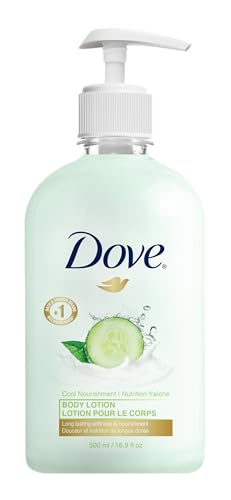 Dove Cucumber Body Lotion 500ml (16.9 oz) with Pump Dispenser - Case of 24
