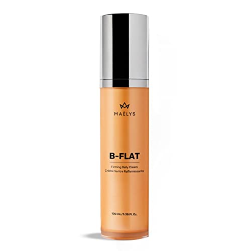 MAËLYS Cosmetics B-FLAT Belly Firming Cream - Skin Tightening Cream for Stomach - Moisturizing & Firming Stretch Mark Cream & Tummy LotionGET 20% OFF STOREWIDE!