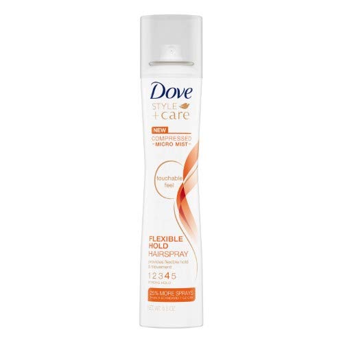 Dove Style + Care Hair Spray Flexible Hold 5.5 oz (Pack of 2)