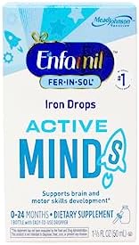 Enfamil Fer-in-Sol Iron Supplement Drops, for Infants and Toddlers - 50 Ml